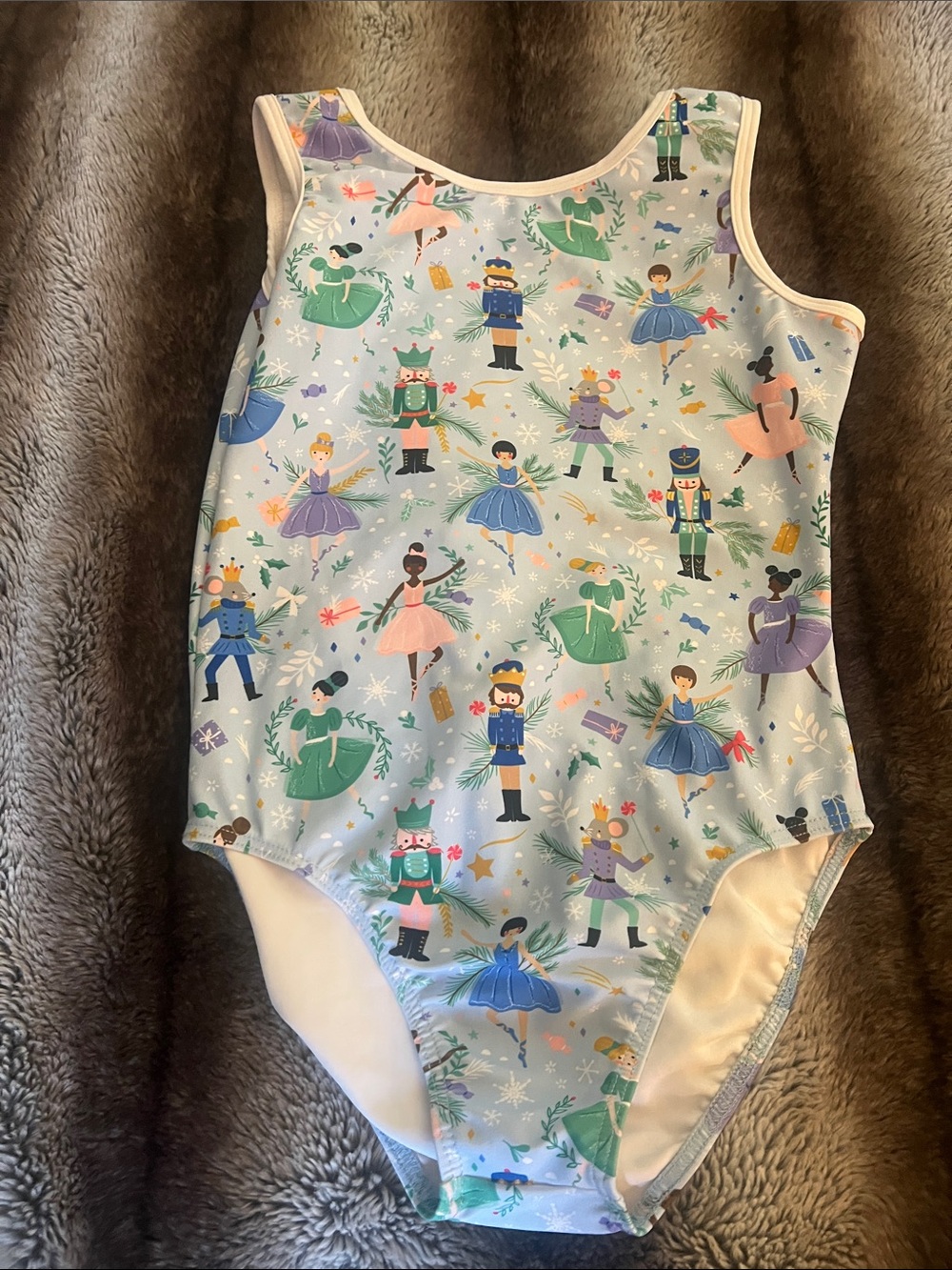 Destira holiday leotard size child large- adorable nutcracker Leo worn once